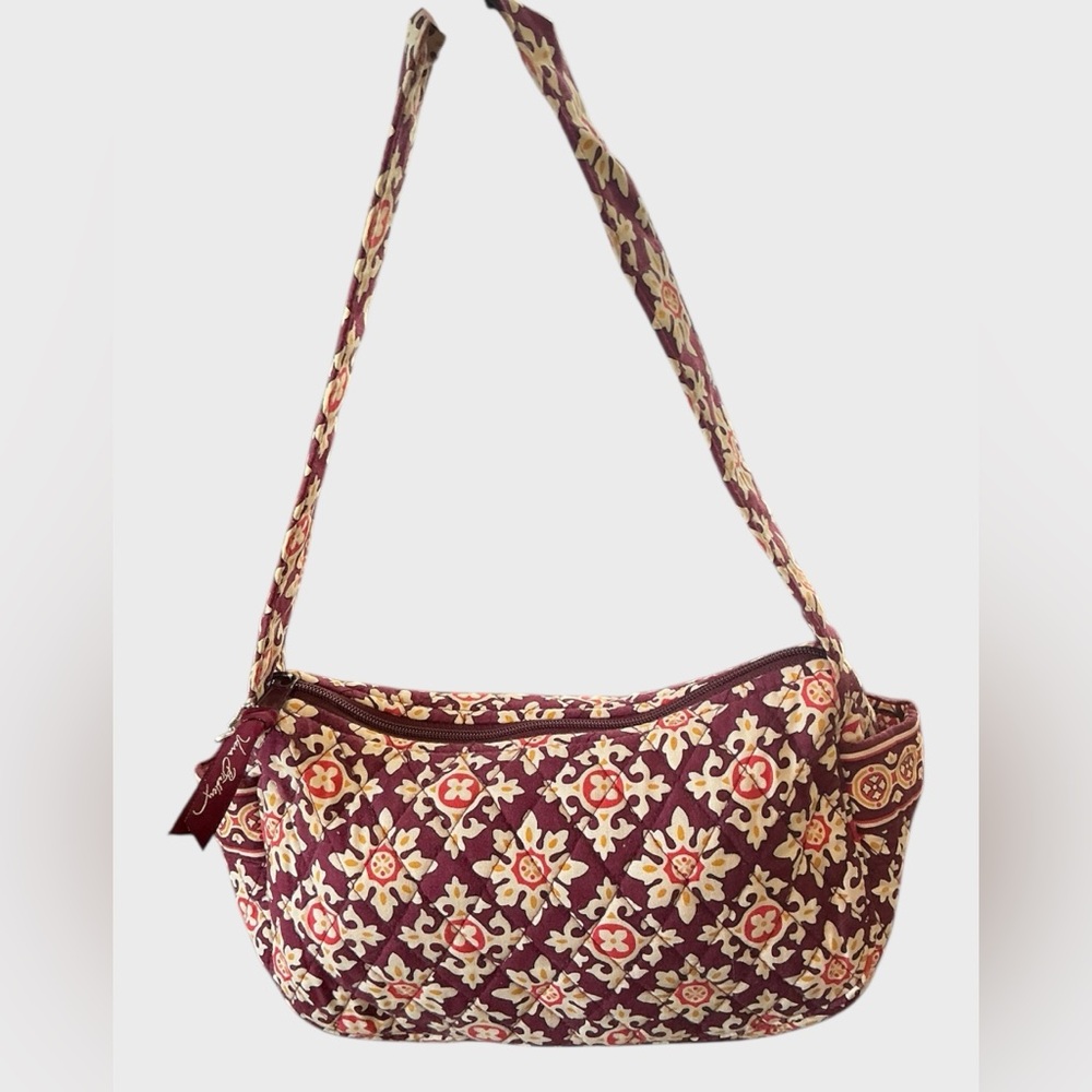 Vera Bradley Molly Shoulder Bag Retired Medallion Print Quilted Cotton Purse